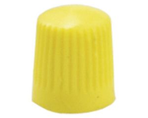 Kunststoff-Ventilkappen, gelb, 100 St/Pack